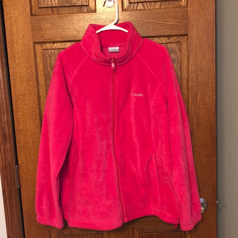 Columbia Pink Benton Springs Fleece Jacket